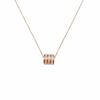 Elegant Small Waist Pendant Necklace for Women - Light Luxury Collarbone Chain with Trendy Design