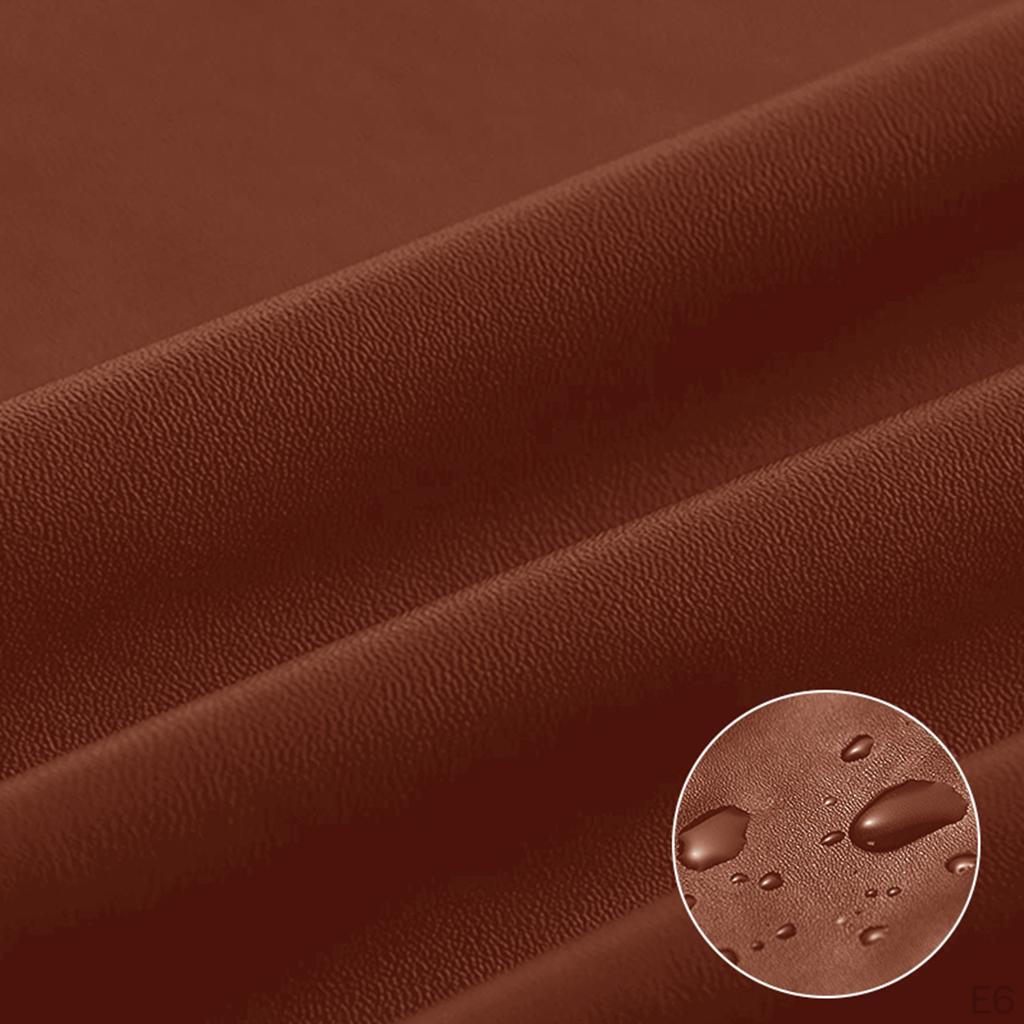 Anti-Slip Sofa Armrest Covers Stretchy PU Leather Slipcovers Waterproof for Dining Room