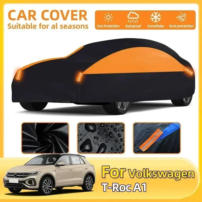 For Volkswagen T-Roc A1 Waterproof Car Cover All Weather Snowproof UV Protection Outdoor Auto Dustproof Premium Protecton Cover