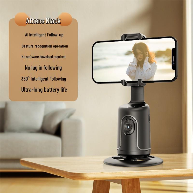 P02 Mobile Gimbal: AI Face Tracking, Live Streaming, Panoramic Stand, Anti-Shake Phone Holder