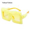 UV400 Ladies Shades Square Frame Soft Fur Ladies Sexy Shades Plush Sunglasses Punk Sun Glasses