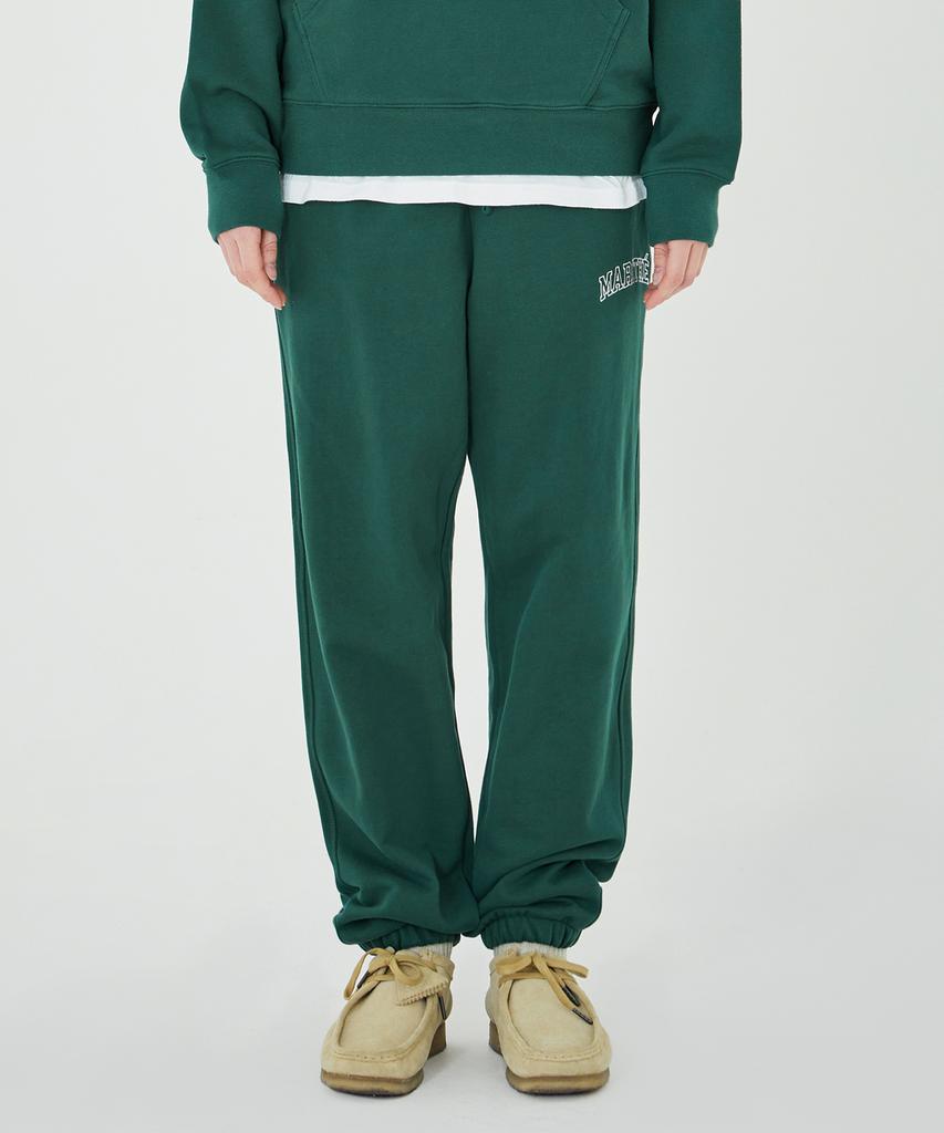 Malittepeulangsowajeobeo Marithe College Sweatpants Dark Green
