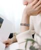 Sabona London 347 Executive Symmetry Silver Magnetic Bracelet
