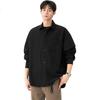 Foss Phil Men's Short Sleeve Shirt Spring Summer American Style Lightweight Solid Color Casual Jacket