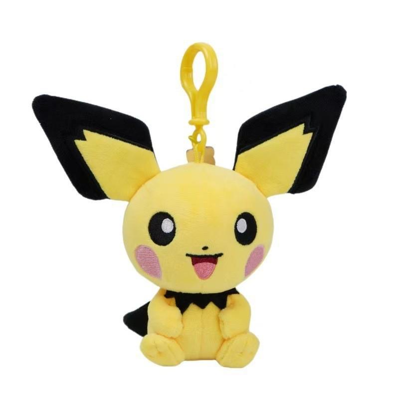 Genuine Pikachu Castle Keychain Charm - Cute Backpack Pendant Birthday Gift