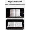 1Pair Adjustable Piano Page Holder Portable Piano Score Holder Music Stand Clip  for Sheet Music