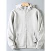 Original Export Designer Line Heavyweight Couple's Style Autumn Unisex High-End Basic Versatile Cardigan Sweatshirt Jacket