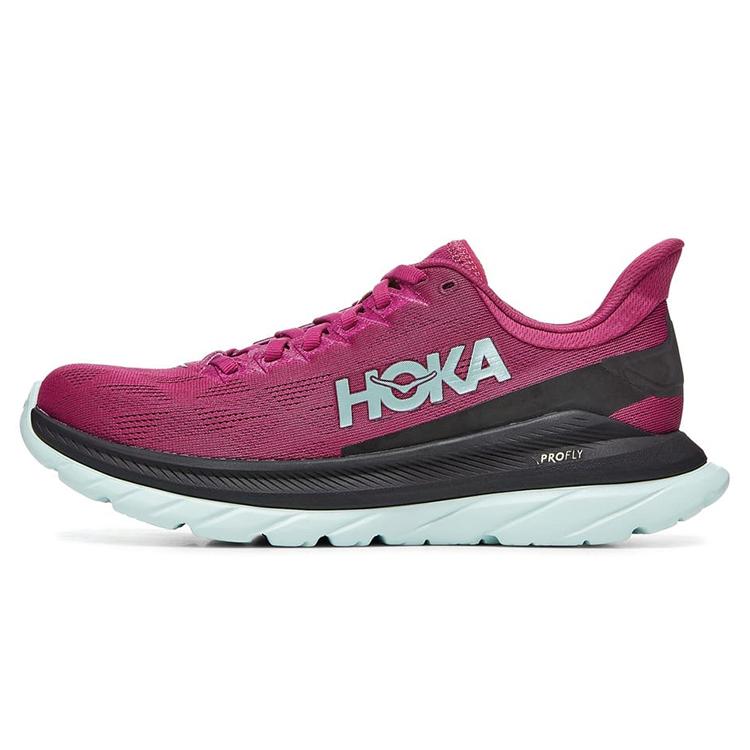 Hoka One One Mach 4 Low Top Running Shoes Women Running Shoes Purple 1113529-FFBL