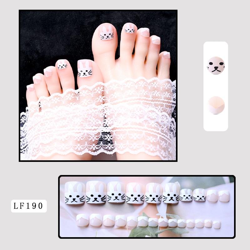24 ცალი/კომპლექტი Quick Nails Aurora Diamond Manicure Cute Blush Cat's Eye False Nails წყალგაუმტარი ტარებადი მზა ფრჩხილის სტიკერები
