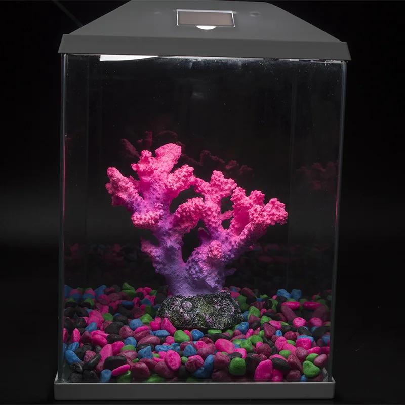 Aquarium Landscaping Simulation Coral Decoration Home Plants Supplies Resin Aquarium Coral Reefs Saltwater Fish Tank Landscaping