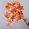 80 CM Length Artificial Orchid Flowers Moisturizing Latex Real Touch Orchids  Home Decoration