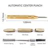 STONEGO 1PC Multi-function Automatic Center Punch Metal Positioning Hole Window Precision Drilling Convenient and Practical
