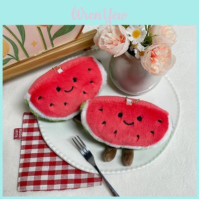 Watermelon Plush Figure Kids Gift Cute Fruit Hanging Doll With Short Plush Material For Children