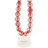 Hello Kitty Phone Charm Pearls Kitty Head Red