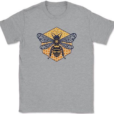 Bienen-Logo T-Shirt Lustig Niedlich Imker Hobby Rette die Bienen Grafik-T-Shirt