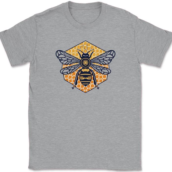 Bee Logo T-Shirt Funny Cute Keeper Hobby Save The Bees Graphic Tee
