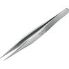 HOZAN Tweezers, 125mm Long, 8mm Opening, 0.6mm Tip, Straight, P-891