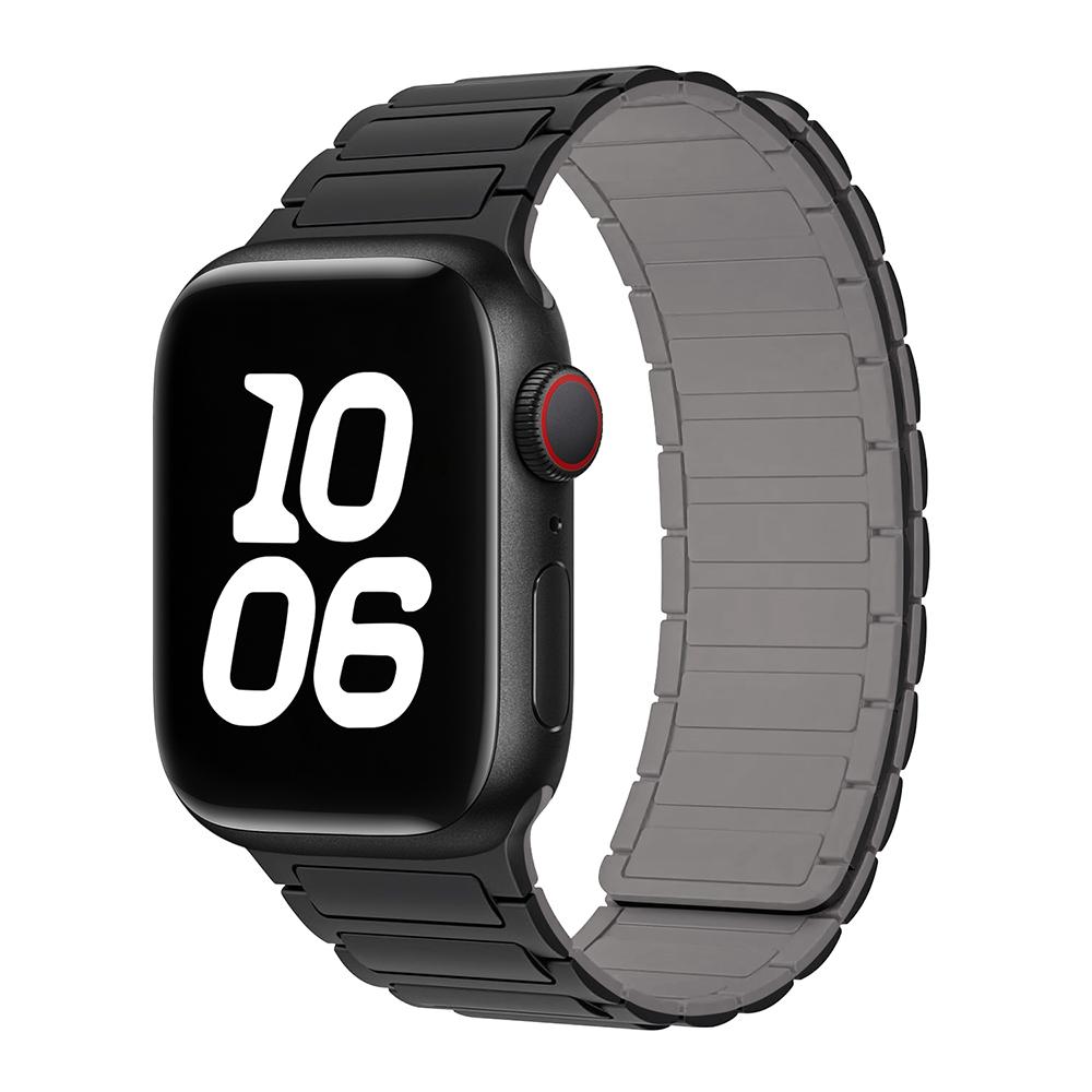Magnetic Loop For Watch Bands 44mm 40mm 49mm 45mm 41mm 38mm Silicone Bracelet iWatch Series11 10 9 8 7 6 Se Ultra 3 Strap