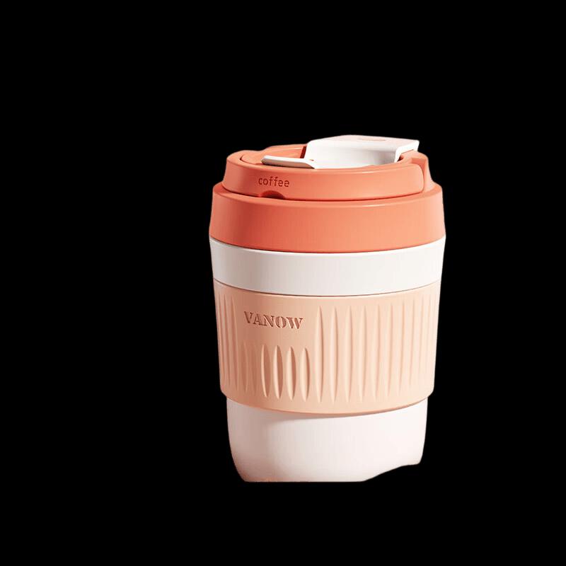 Vanow Dual-Drink Insulated Coffee Mug 350ml