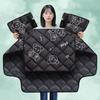 Cozy Fleece-Lined Windproof Blanket for Electric Vehicles - Perfect for Autumn & Winter