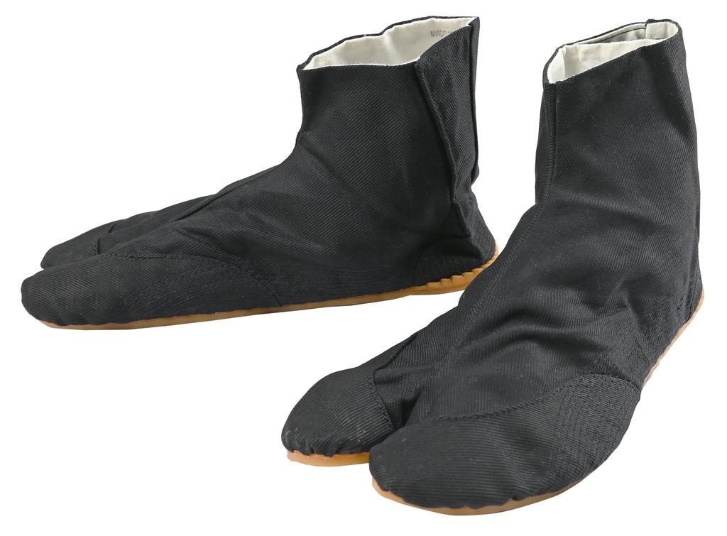 Aya Tabi with Kohaze Kineya Invincible Tabi [Kineya Tabi] [Black 5-Piece (Hand-Sewn Bottom)] 008-7004 (24.5)