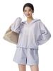 Women's Sun Protection Sports Set: Lightweight, Breathable, Loose-Fit, Anti-UV Two-Piece for Outdoor Fitness