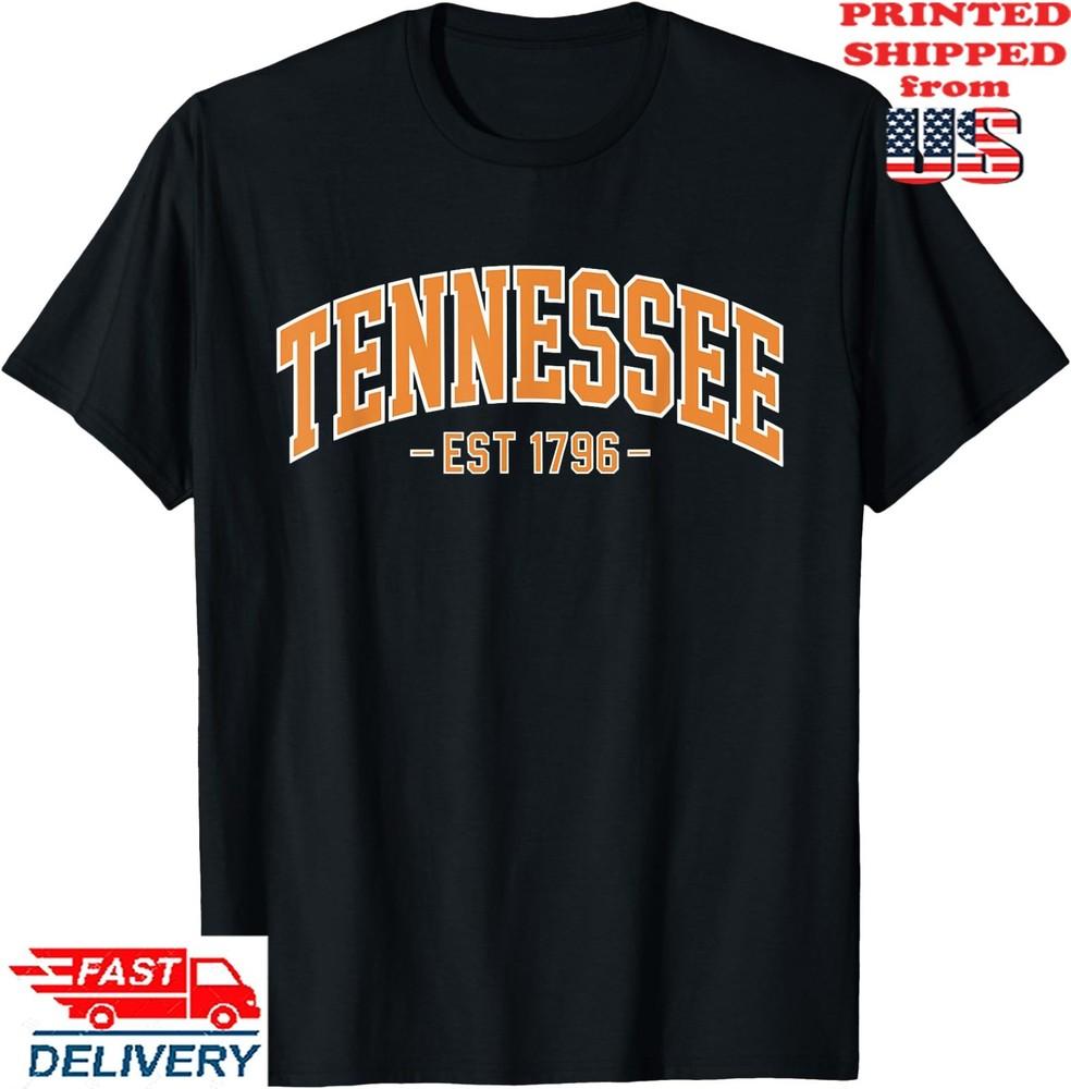 State of Tennessee Est 1796 Pride Classic TN Themed Orange T-Shirt, Unisex Tee Unisex T-Shirt XXXXL