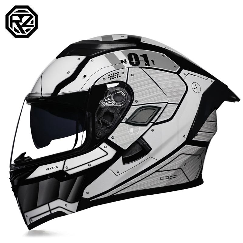 Motorcycle helmets Double Visors Modular Flip Up helmet DOT approved Full face casque moto racing Motocross helmet
