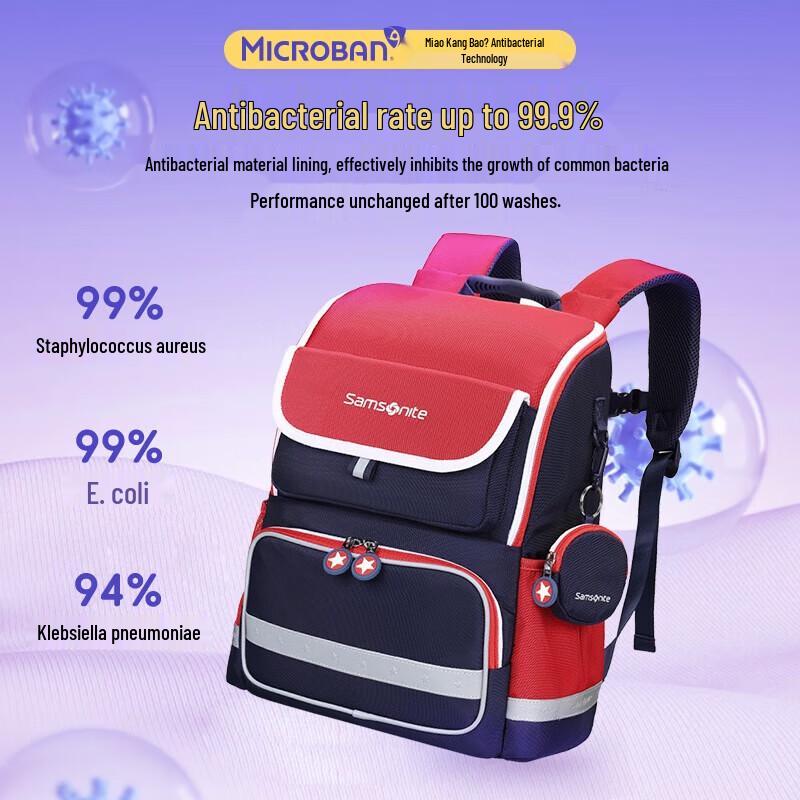 Samsonite Kids  Antimicrobial Load-Reducing School Backpack
