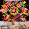 Breathtaking color vortex Digital printing polyester wall hanging tapestry decorative Living room bedrooms background gift
