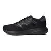 adidas Response Malha Macia Confortável Antiderrapante Resistente ao Desgaste Respirável Cano Baixo Casual Tênis de Corrida Tênis Unissex Preto IG0736