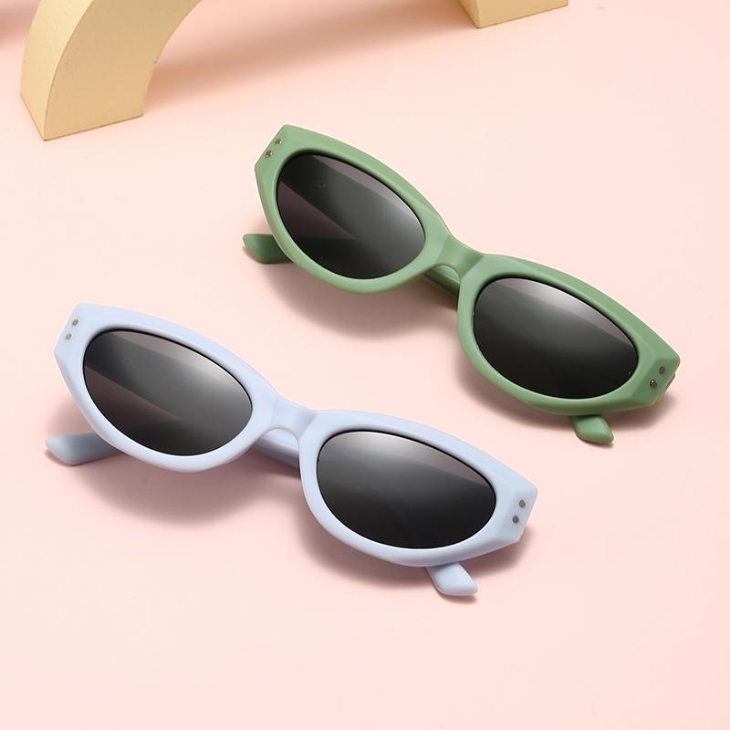 Polarized Light Glasses Retro Cat Eye Children Sunglasses Kid Cute Brand Sun Glasses Exquisite Daily Boy Girl Glasses UV400