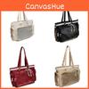 Pvc Transparent Tote Bag For Women With Zipper Pocket And Shoulder Strap For Daily Use