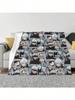 Gojo Satoru Collage Manga Blankets Coral Fleece Plush Summer  Soft Throw Blanket For Sofa Office Bedding Throws