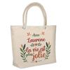 Tote Bag - PLANETEE - Laurène Life Is Prettier - Jute - Insulated Beach Bag - Made In France