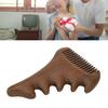 Sandelholz Kleines Monster Kamm Breitzahn Dick Multifunktional Tragbar Holz Massagekamm für Kopfhaut