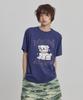 WAIKEI Vintage Cloud Archive Stitch Short Sleeve T-Shirt Navy
