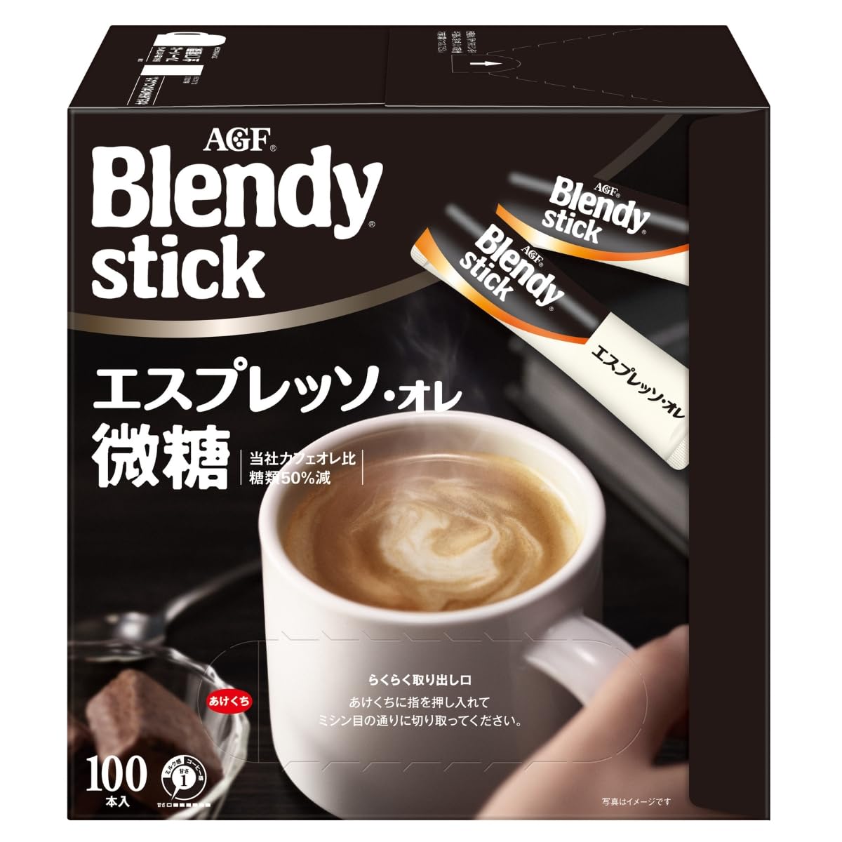 

AGF Blendy Stick Эспрессо Ау Латте Слегка Подслащенный, 100 стиков [Кофе в стиках] [Слегка подслащенный]