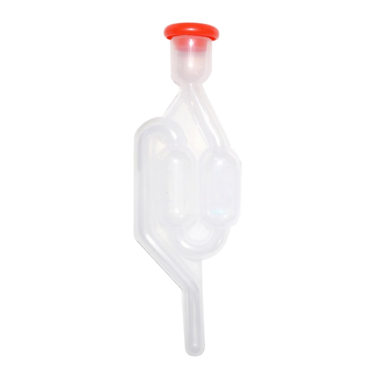 Plastic One-Way Brewing Airlock with for Wine and Fermentation One Size