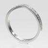 CARTIER Ballerina curve Ring Pt950Platinum/diamond #4.1(US Size) 2.87g Women Used