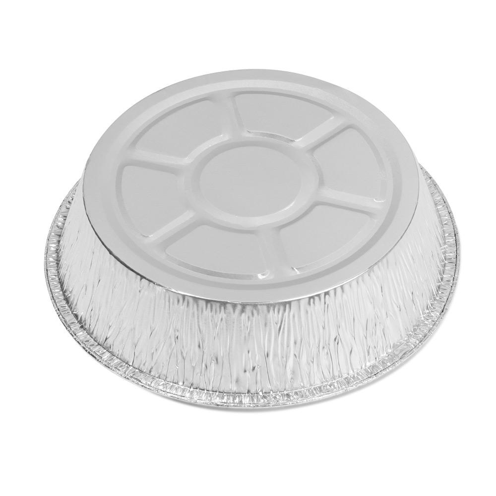 Microwave Roasting Round Aluminium Foil Trays Aluminum Foil Tin Box Air Fryer Liner Containers