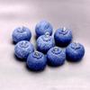 8 Stück Blaubeer-Form Niedliche Ornamente Frucht-Anhänger Schmuckherstellung DIY Halsketten Armbänder Ohrringe Schlüsselanhänger Zubehör
