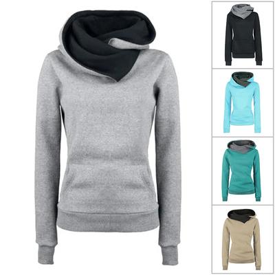Frühling Herbst Hoodies Frauen Trainingsanzug Einfarbig Mode Langarm Pullover Weihnachten Casual Warme Mit Kapuze Sweatshirts Tops