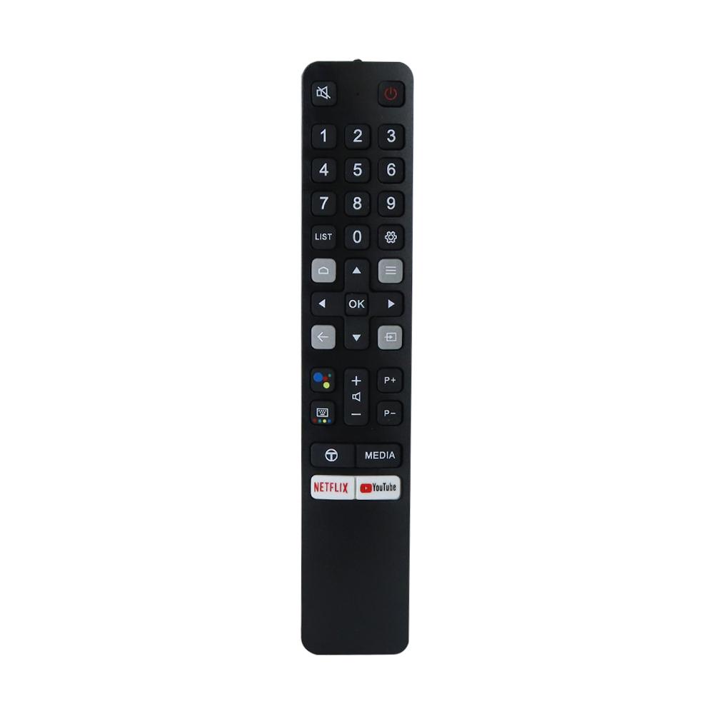 

Новый RC901V FMR1 Для TCL Android 4K LED Смарт-телевизора Bluetooth Голосовой Пульт Дистанционного Управления RF с Приложениями Netflix Youtube чёрный