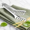 Stainless Steel Pasta Tongs Spaghetti Tongs, Comb?Shape Serving Multi?Purpose Heat Resistant Steak Clamp Kitchen Food for Spaghetti, Steak, Bread,