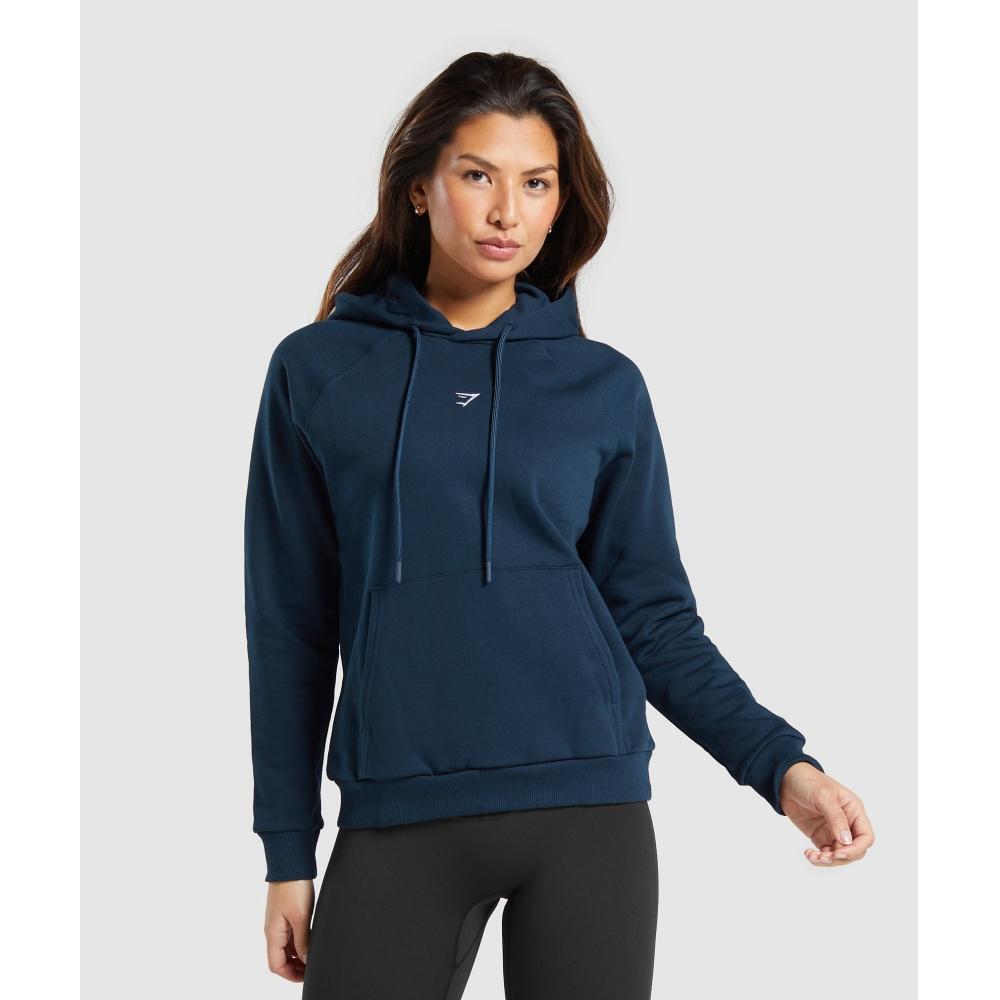 

GYMSHARK Training Fleece Regular Толстовка Темно-синяя B7A7W UB9P