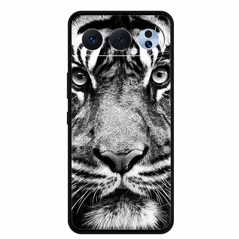 Hülle Für Honor 500 Pro 5G Tiere Löwe Weiche Schwarze Silikon TPU Handyhülle Für Honor 500 Pro Hülle 6.55" Schutz Stoßfänger Fundas