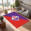 Fiorentina FC Soccer Football Pattern Soft Area Rug Non Slip Indoor Floor Carpet Sports Decor Mat for Bedroom