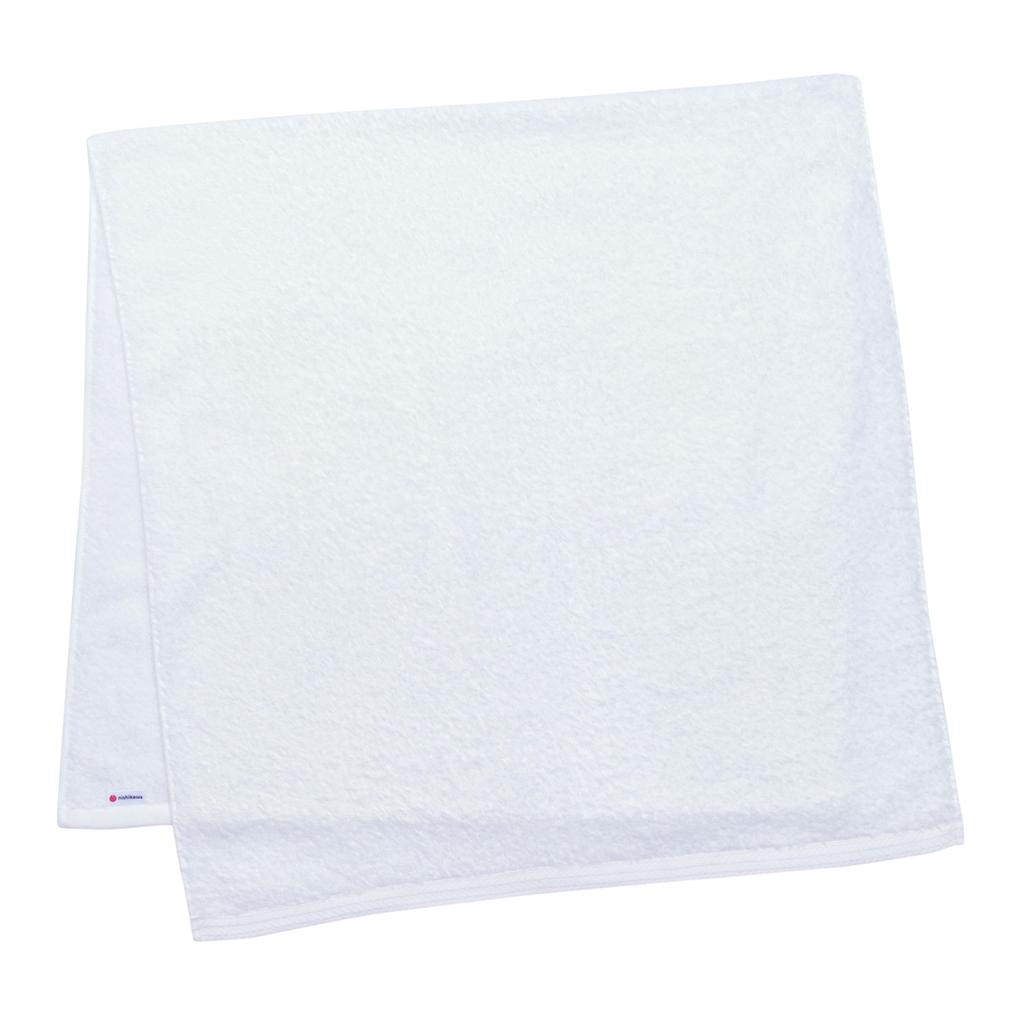 Nishikawa Imabari Bath Soft and Solid Made in TT14330613 Towel, 60x120cm, Washable, 100% Cotton, Fluffy, Color, Japan, White,