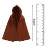 Cloak with Hood Classic Long Robe Action Figure Garment And Cosplay Clothing Material Suitable for